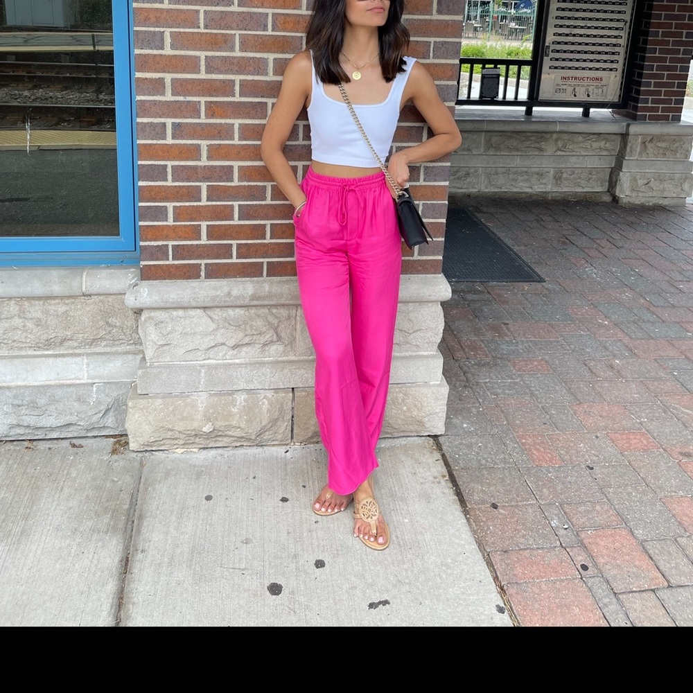 Zara Summer Lightweight Pink Pants